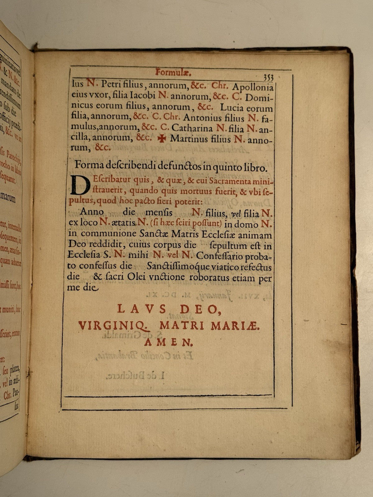 Rituale Romanum 1617 First Plantin Edition & Jesuit Working Copy