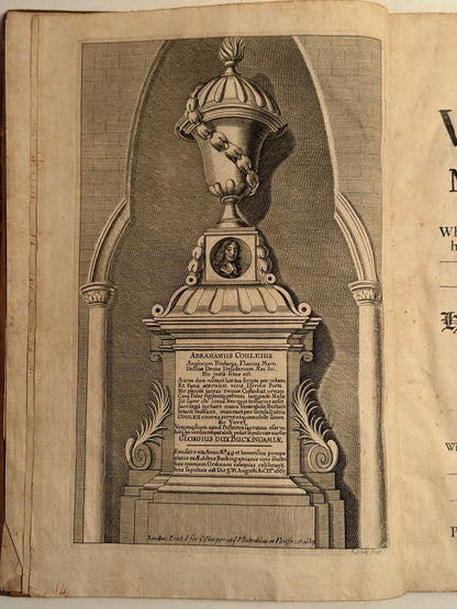 The Works of Abraham Cowley 1674-1689