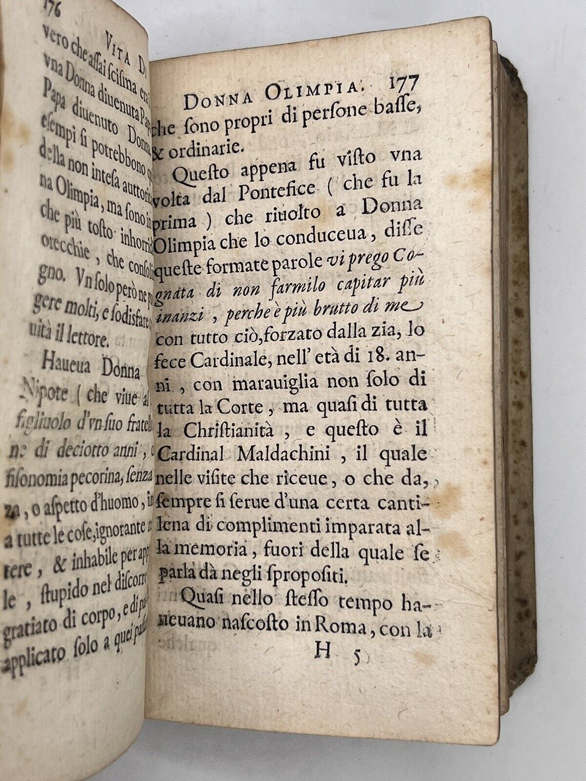 Vita di Donna Olimpia 1676