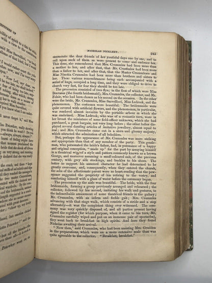 Nicholas Nickleby by Charles Dickens 1839 First Edition