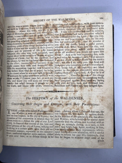 John Foxe's Book of Martyrs, or Christian Martyrology 1803