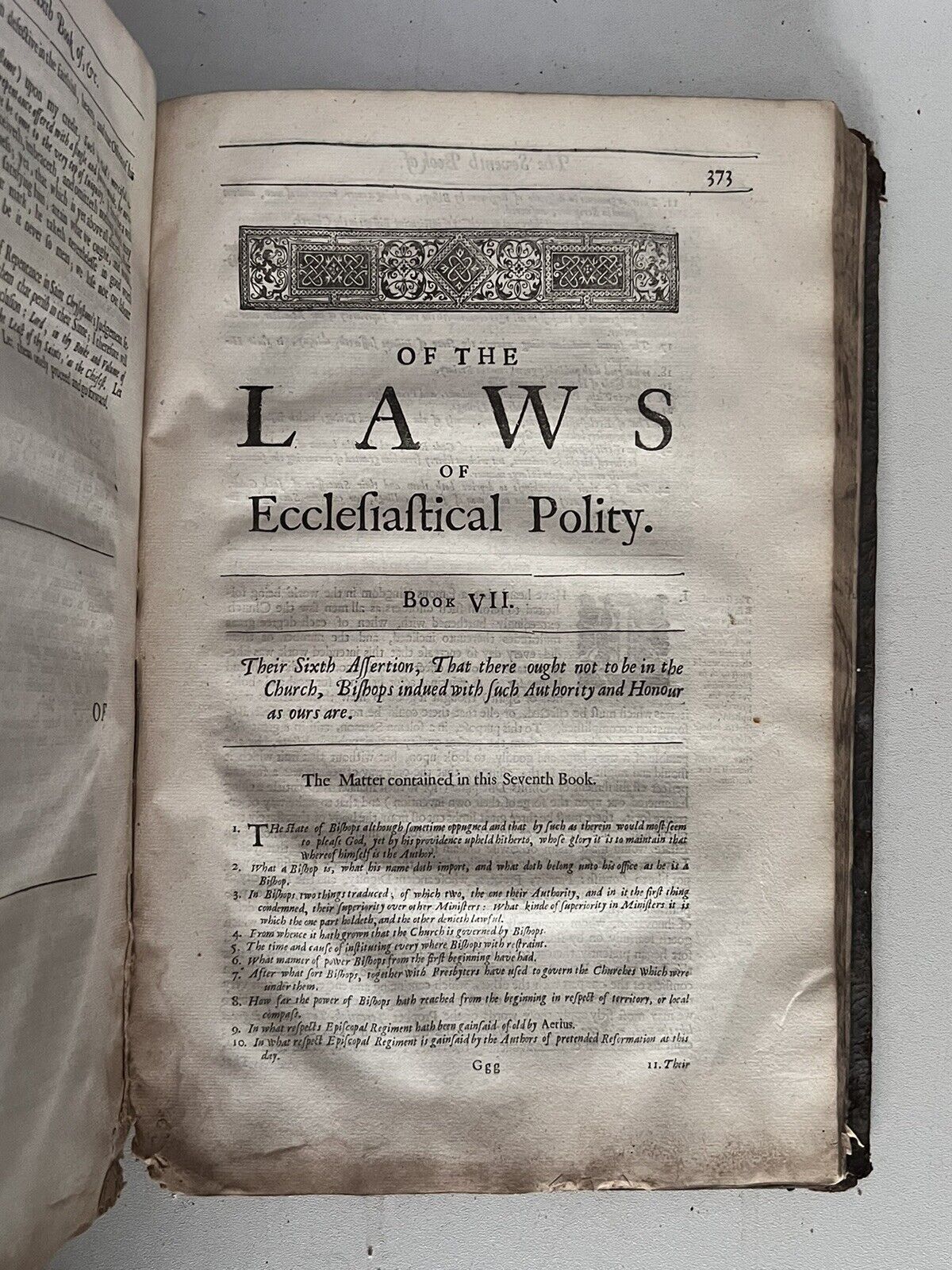 Of the Lawes of Ecclesiastical Politie by Richard Hooker 1666