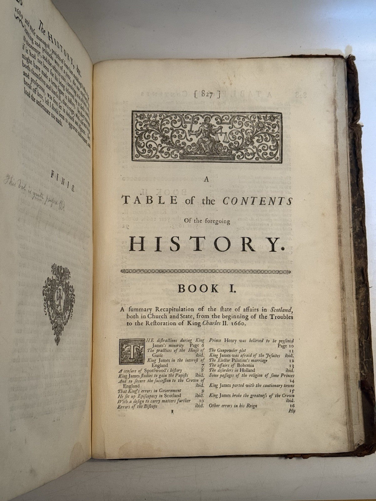 Burnet's History of His Own Time 1724 First Edition