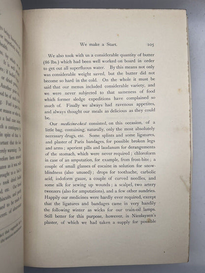 Farthest North by Fridtjof Nansen 1897 First Edition & Edmund Hillary Association!