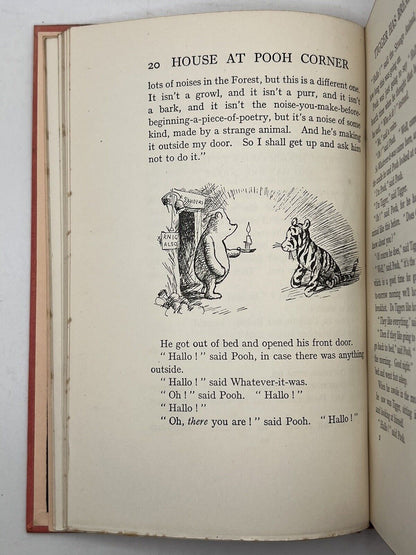 The House at Pooh Corner by A. A. Milne 1928 First Edition First Impression IMP Dust Jacket