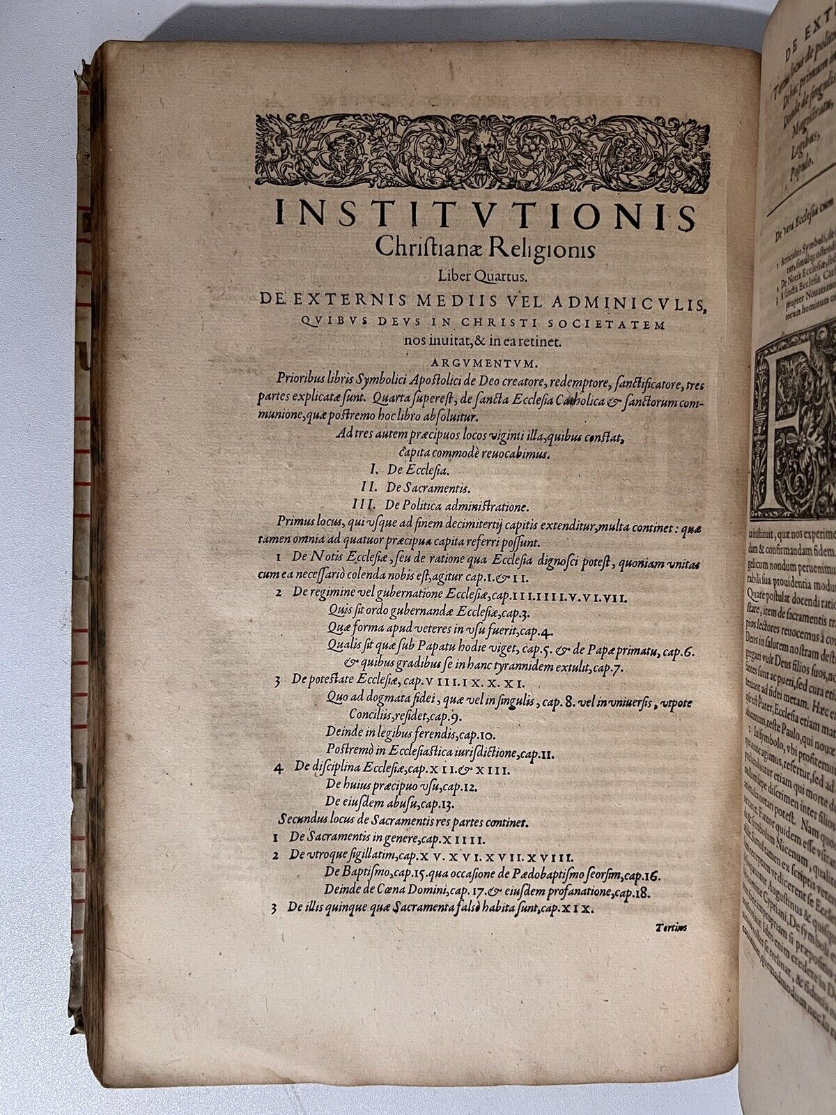 The Institutes of the Christian Religion by John Calvin 1592