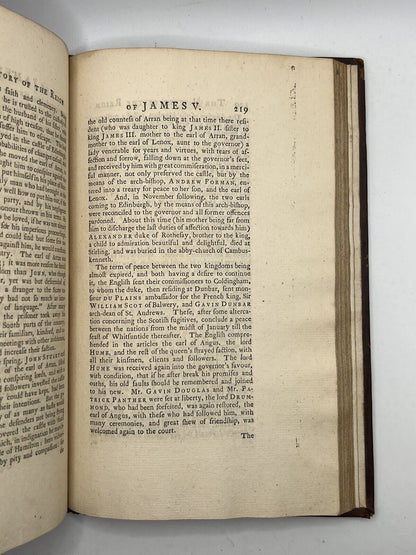 The History of Scotland from 1423 to 1542 by William Drummond 1749