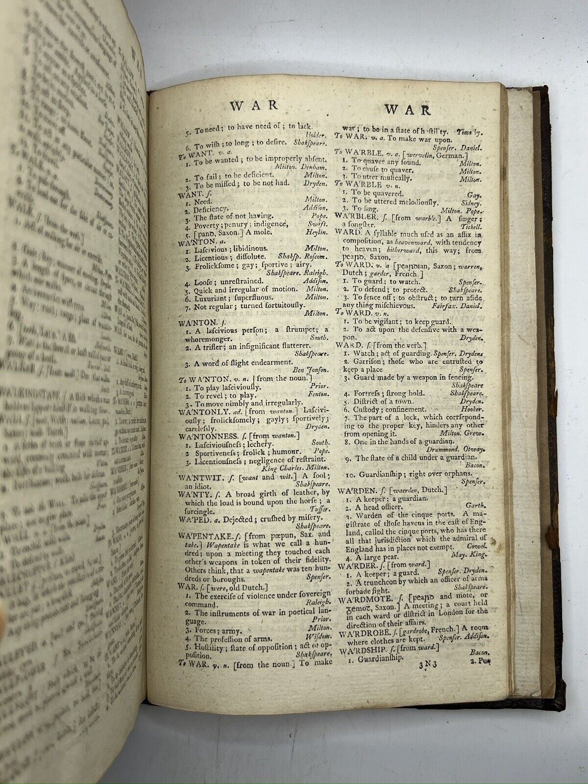 A Dictionary of the English Language by Samuel Johnson 1794