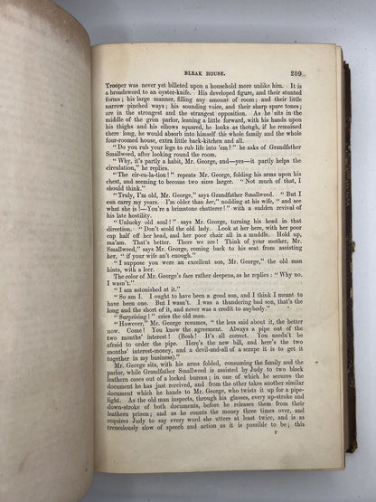 Bleak House by Charles Dickens 1853 First Edition First Impression