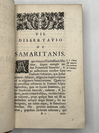 Adriaan Reland Dissertations 1706 First Edition