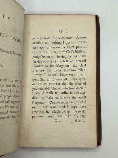 The Letters of Laurence Sterne 1776