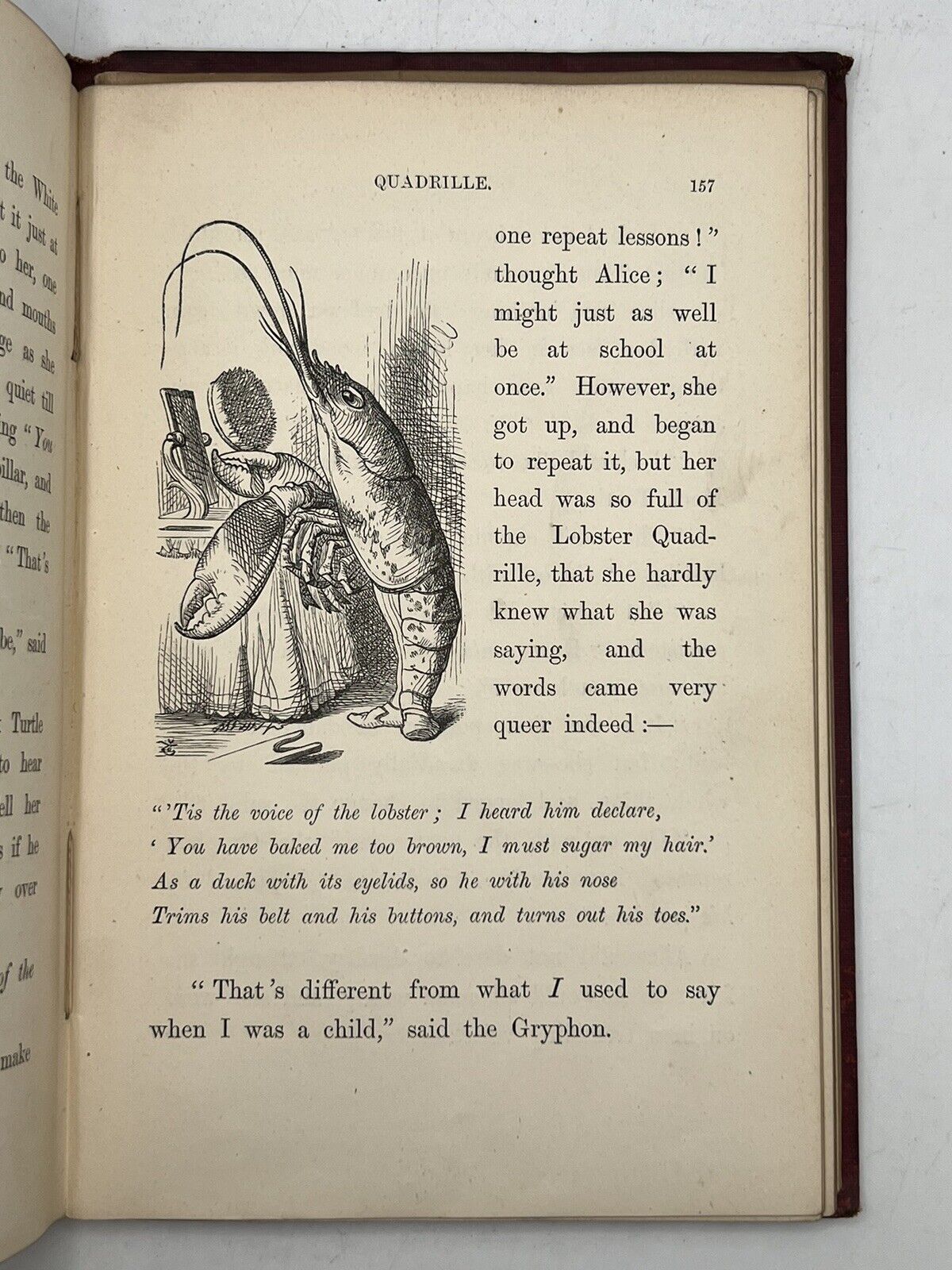 Alice in Wonderland by Lewis Carroll 1867 First Edition