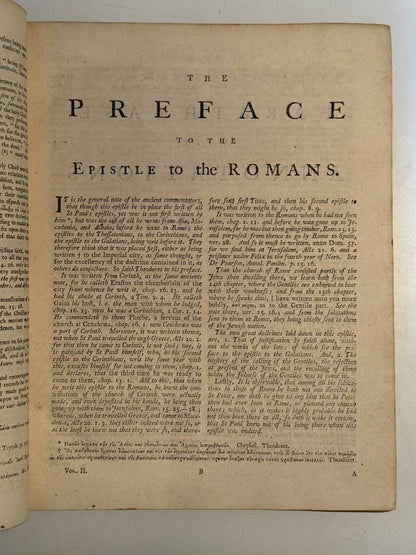 Whitby's New Testament 1761