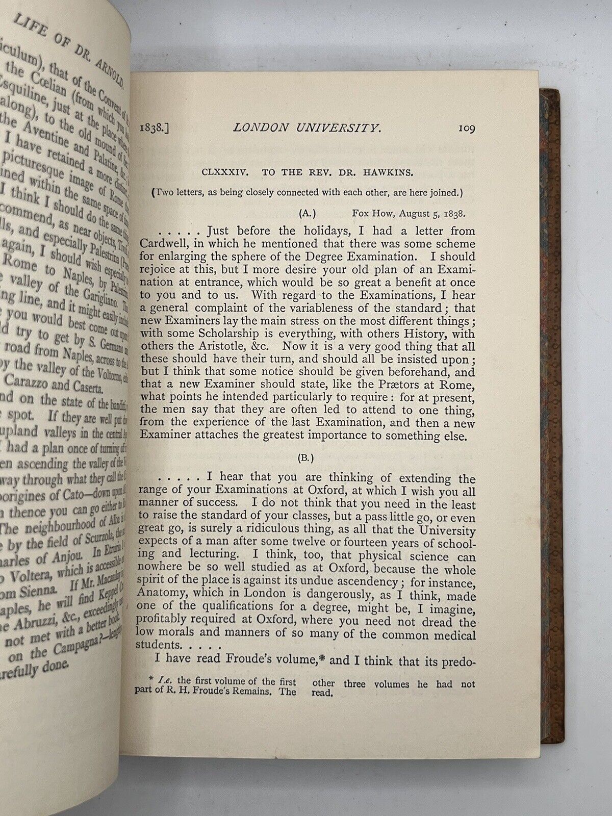 The Life of Thomas Arnold by Arthur Stanley 1881