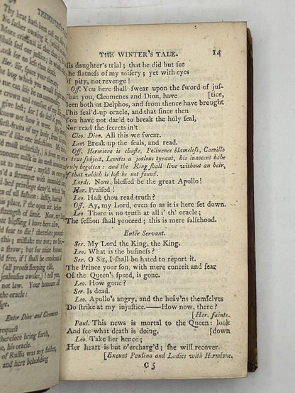 The Plays of William Shakespeare 1805