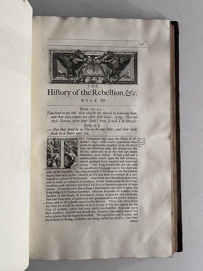 The History of the English Civil War by Edward Clarendon 1707