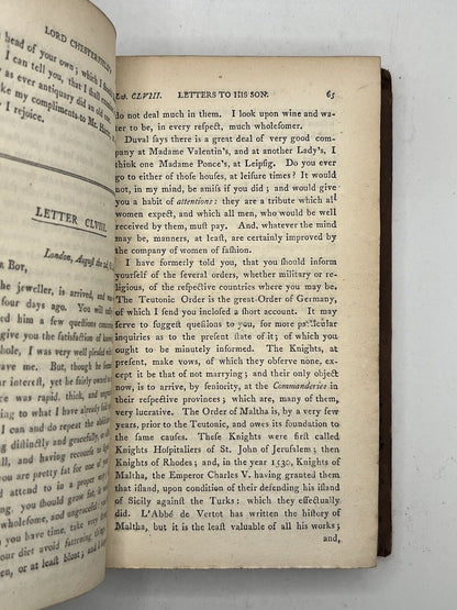 Letters Written by Philip Dormer Stanhope, Earl of Chesterfield 1792