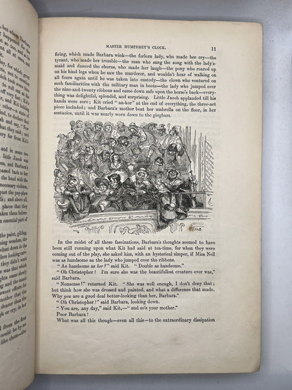 Master Humphrey's Clock by Charles Dickens 1840-41 First Edition Original Cloth