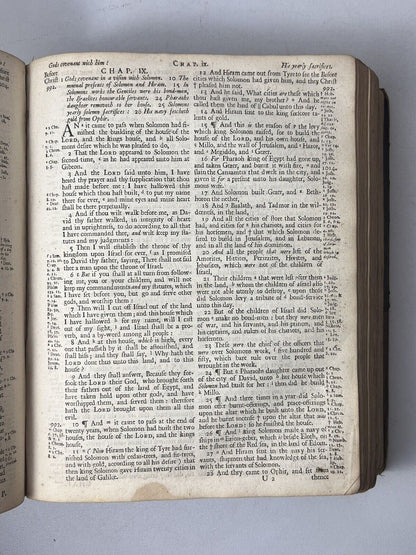 King James Bible 1712-13 with John Baskett's Book of Common Prayer