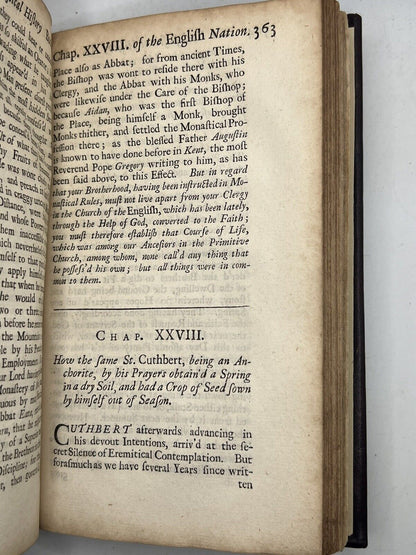 The Ecclesiastical History of the English Nation by the Venerable Bede 1723