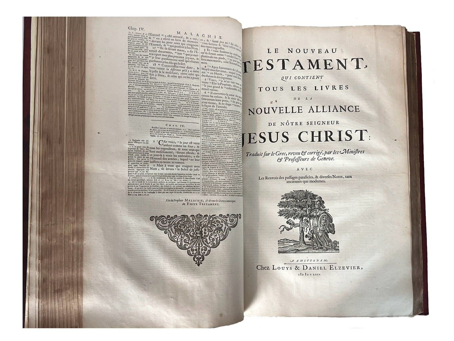 The Holy Bible 1669 Elzevir Press