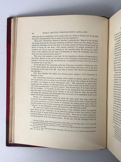 The History of Freemasonry by Robert Gould c.1880