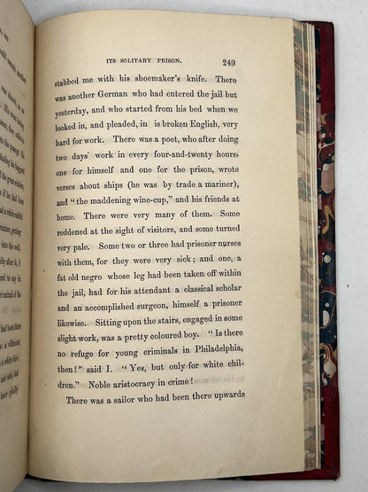 American Notes by Charles Dickens 1842 First Edition First Issue