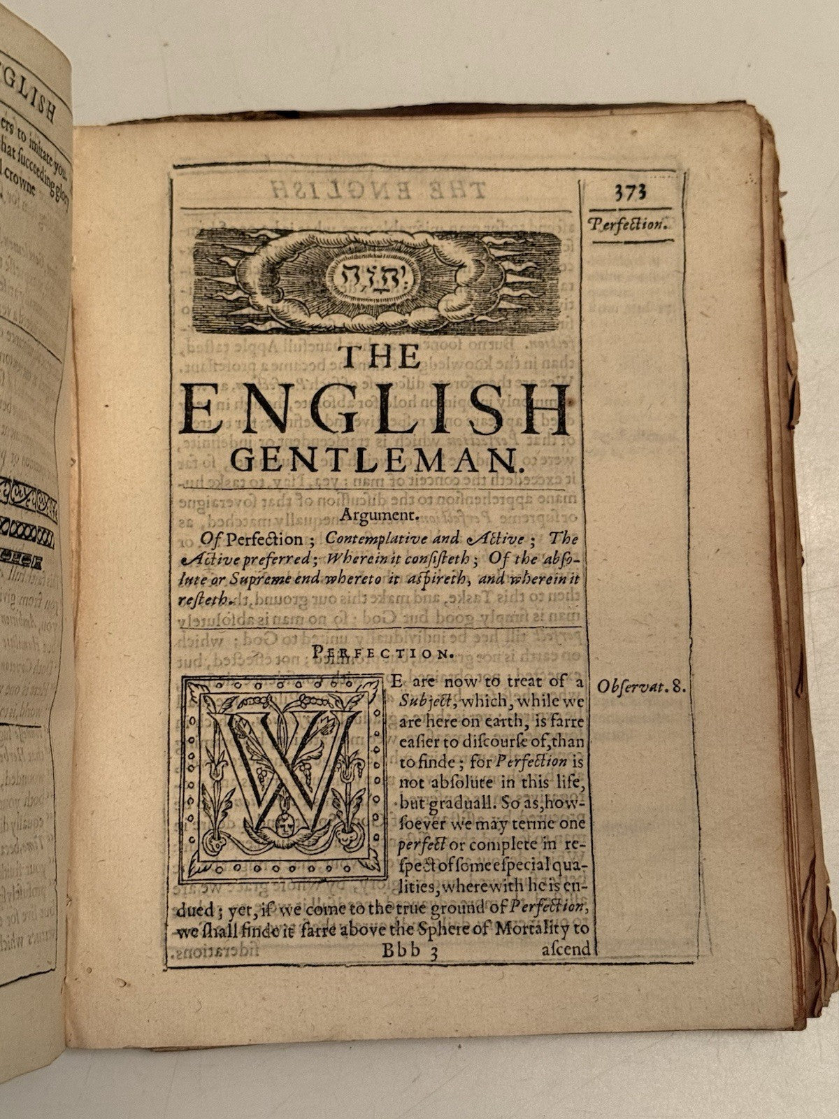 The English Gentleman by Richard Brathwait 1630 First Edition First Issue