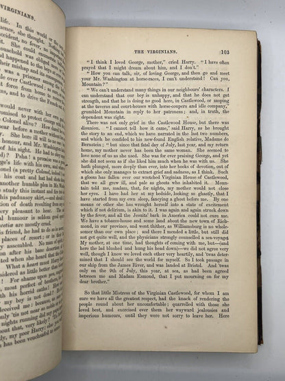 The Virginians by William Makepeace Thackeray 1858 First Edition