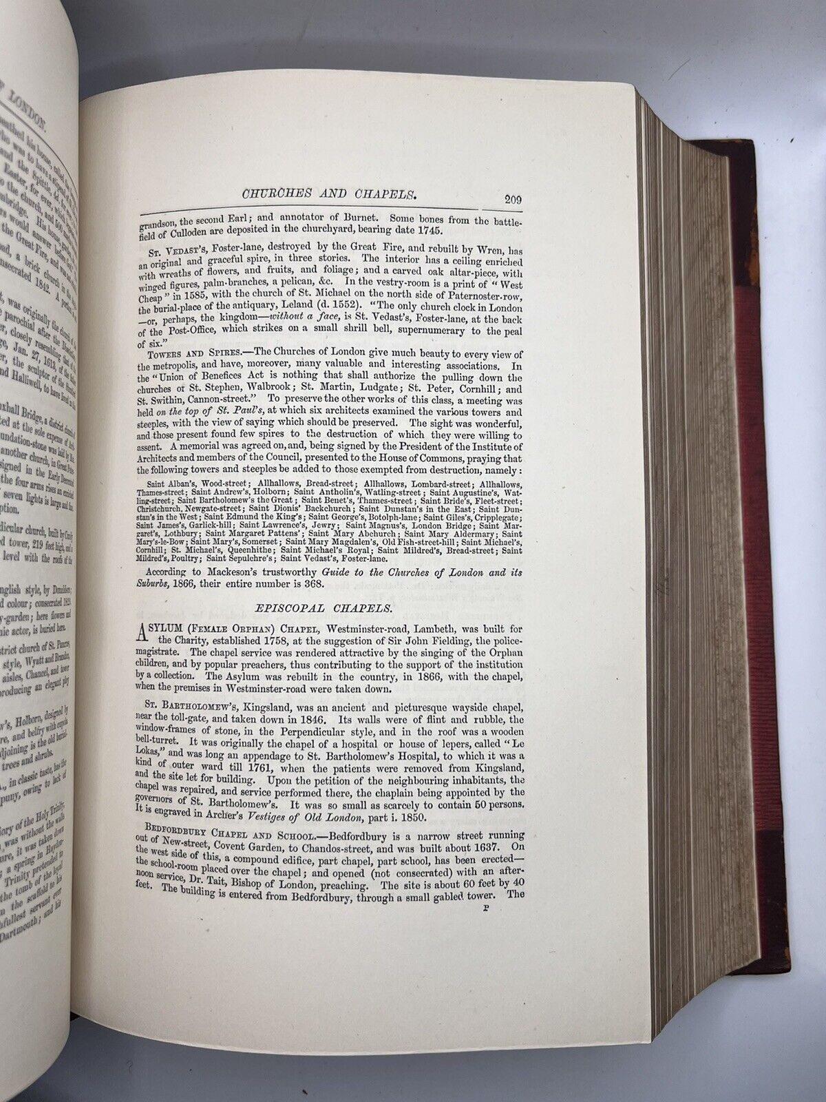 The Curiosities of London by John Timbs c.1871