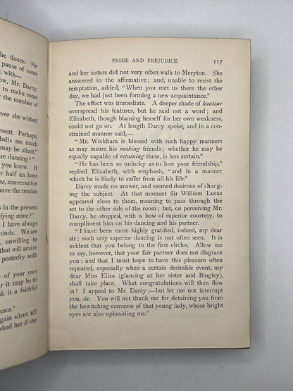 Pride and Prejudice by Jane Austen 1894 First Peacock Edition