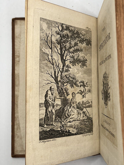 The Spectator in 8 Volumes circa 1753