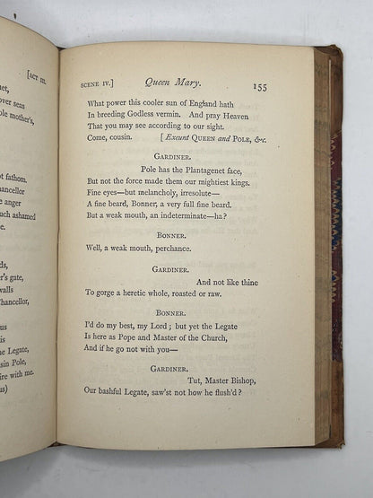 Queen Mary, A Drama by Alfred Tennyson 1875 Occult Provenance