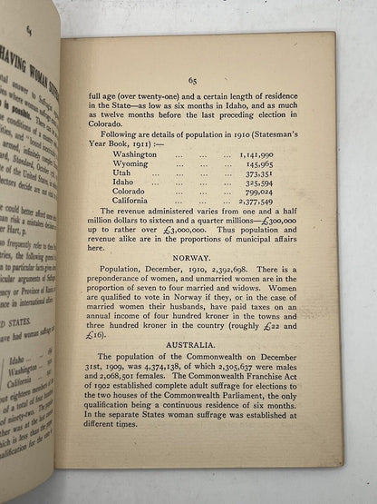 The Anti-Suffrage Handbook 1912