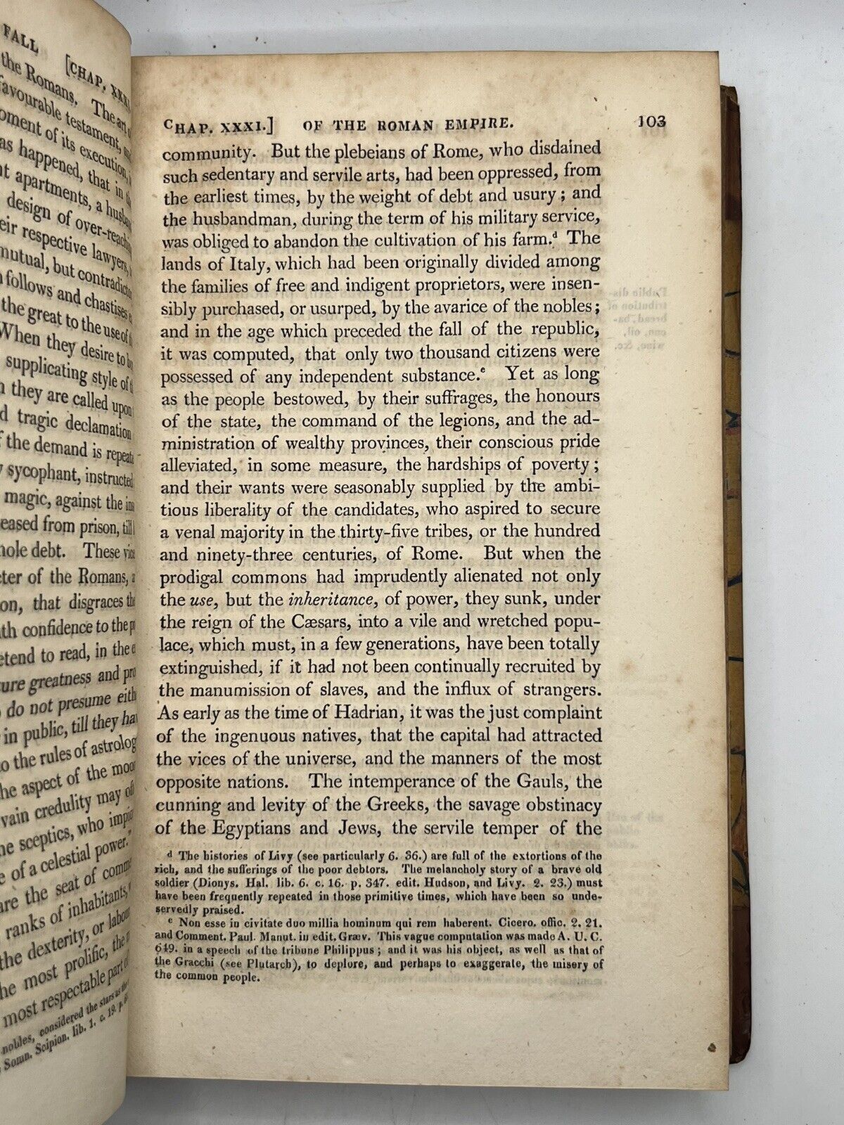 The Decline and Fall of the Roman Empire by Edward Gibbon 1821