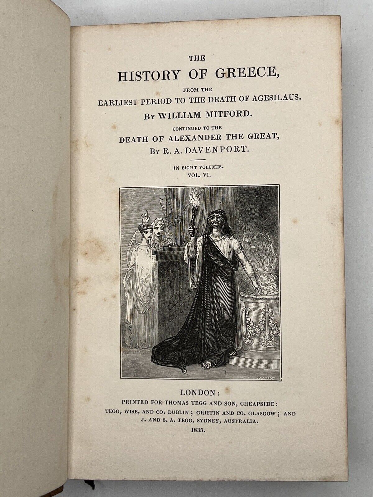 The History of Ancient Greece by W.Mitford 1835