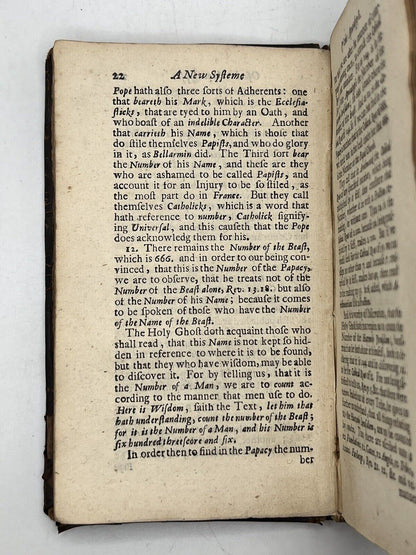 A New Systeme of the Apocalypse 1688 First Edition, Rare