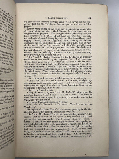 Charles Dickens Collection Early Editions Original Cloth Bindings 1860s