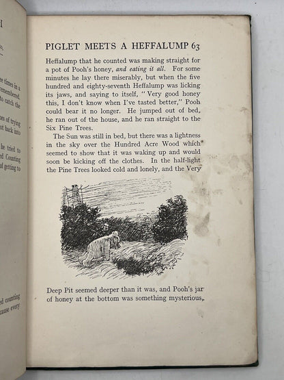 Winnie the Pooh by A. A. Milne 1926 First Edition First Impression