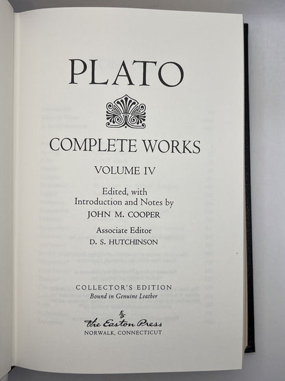 The Complete Works of Plato - Easton Press 2001