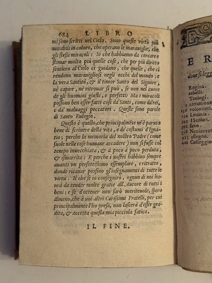 The Life of Ignatius of Loyola 1587