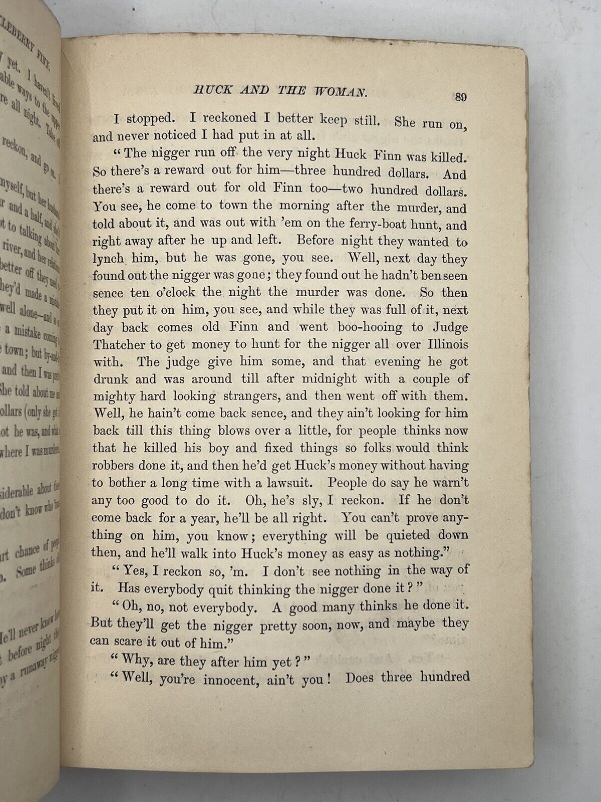 The Adventures of Huckleberry Finn by Mark Twain 1884 First Edition