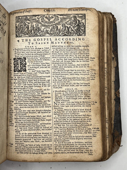 Antique King James Bible 1636-7