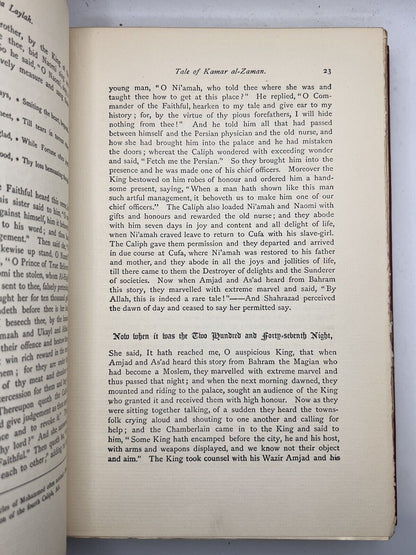 Tales From the Arabian Nights by Richard Burton 1903-4