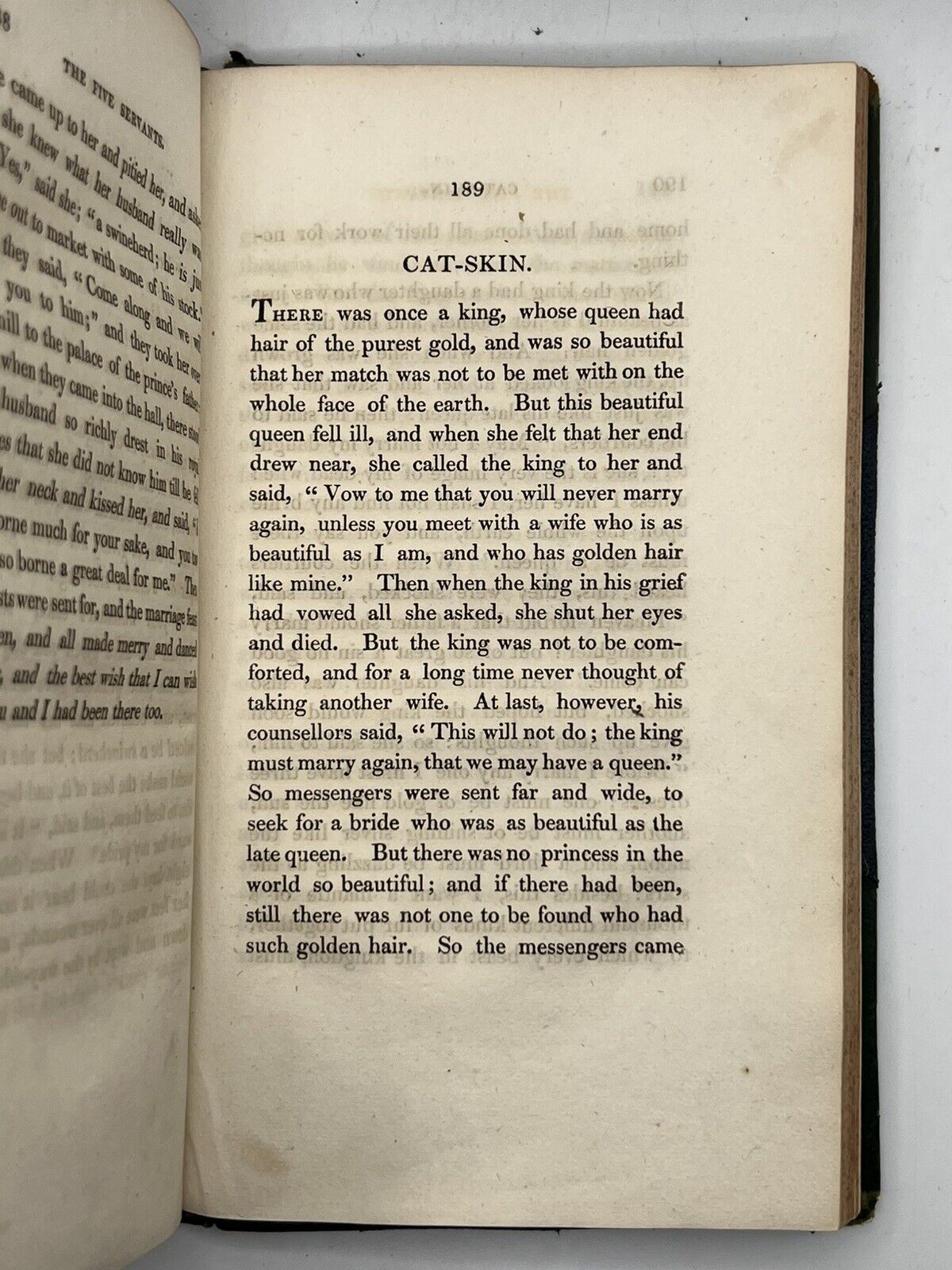 Grimm's Fairy Tales 1826 First Edition in English