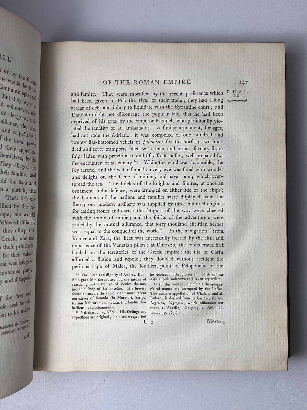 The Decline and Fall of the Roman Empire by Edward Gibbon 1776-88 First Edition