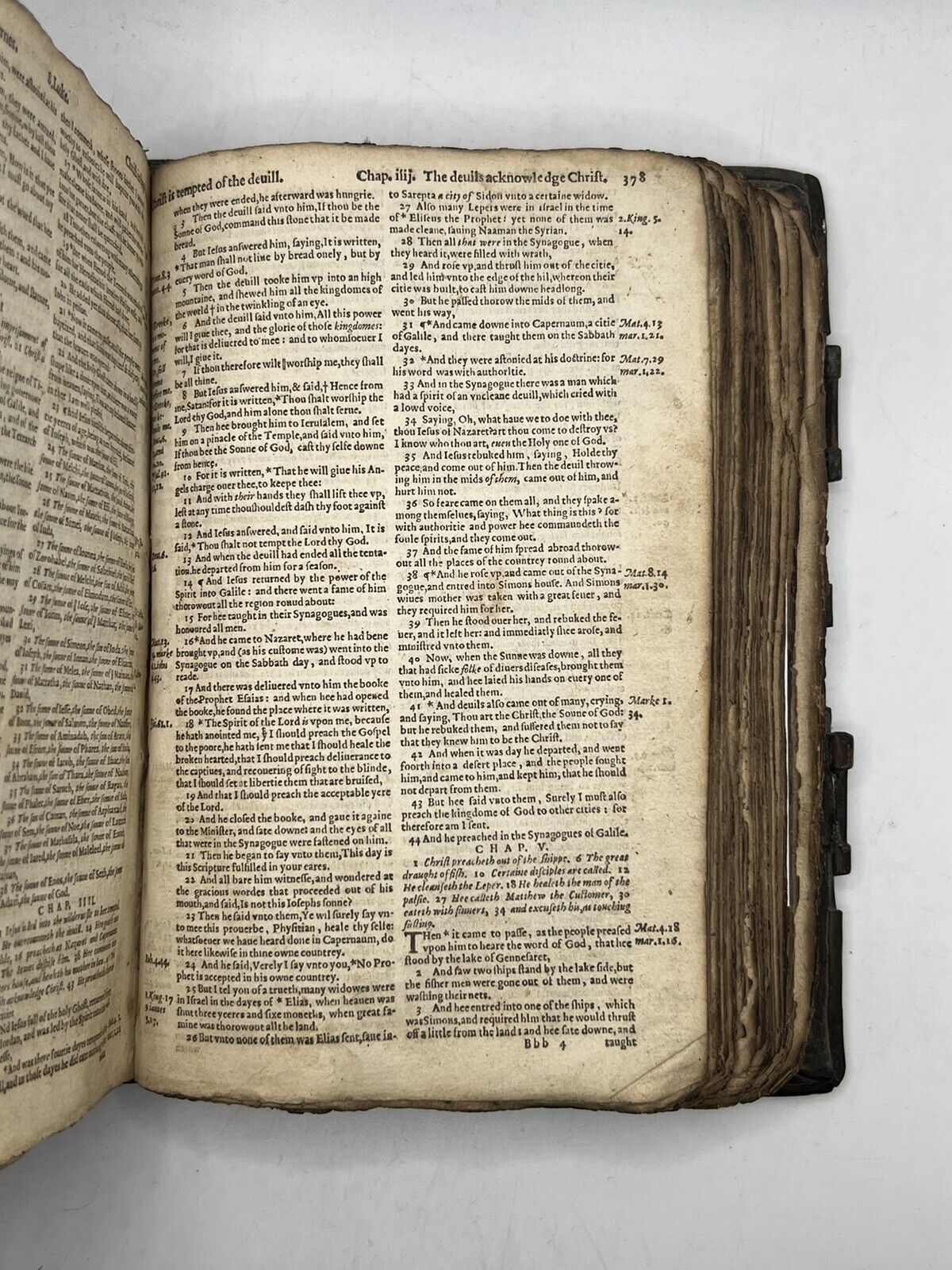 Antique English Bible 1605