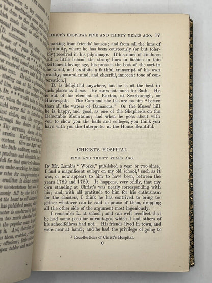 The Essay of Elia by Charles Lamb 1887 Fore-Edge