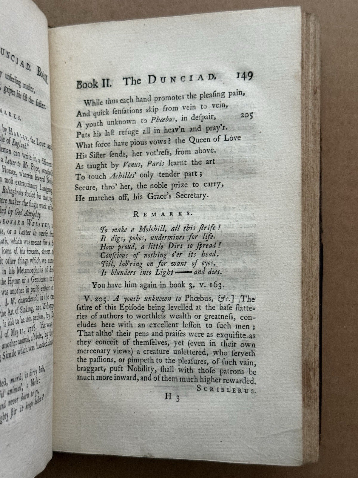 The Dunciad by Alexander Pope 1732
