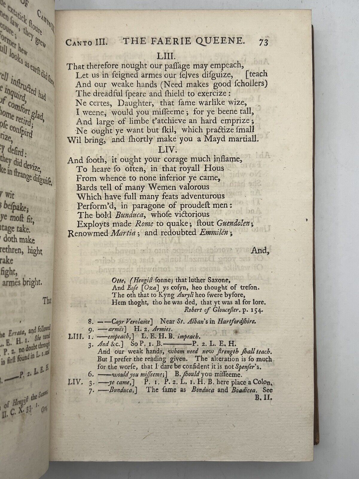 The Faerie Queene by Edmund Spenser 1758